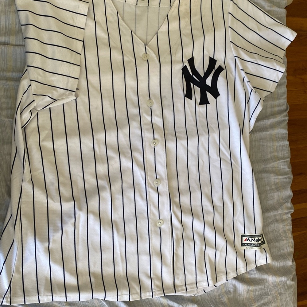 majestic fan fashion genuine merchandise cool base ny button down